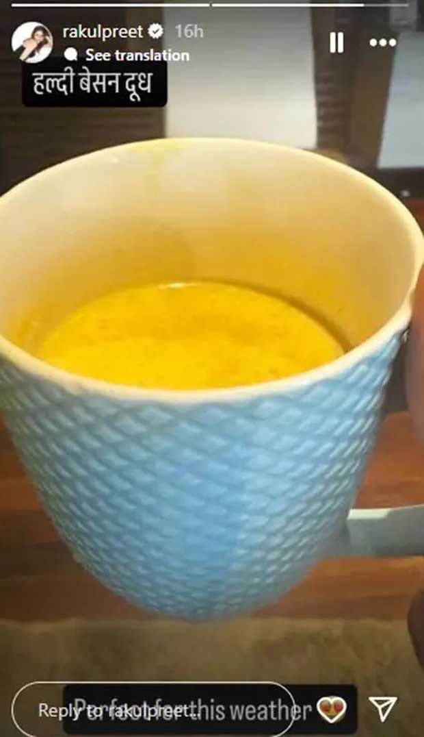 Rakul Preet Singh shares mom’s secret haldi besan milk for monsoon comfort