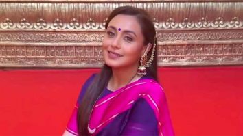 When elegance meet devotion! Rani Mukerji for Durga puja