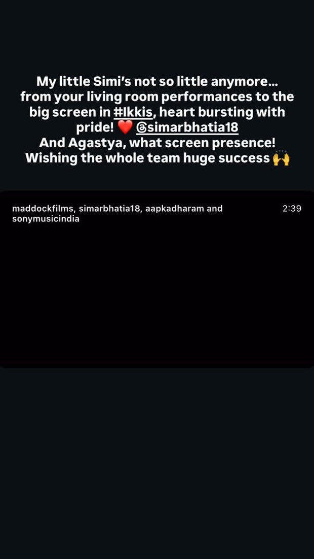 Akshay Kumar pens heartfelt message for niece Simar Bhatia as she makes her debut in Ikkis with Agastya Nanda