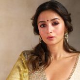 Alia Bhatt channels her inner Bengali beauty in a mesmerizing golden-silver saree by Abu Jani Sandeep Khosla