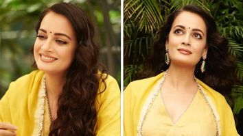 Crafted for Rs 54.5k, Dia Mirza’s Zari-Linen ensemble is quiet luxury done right!