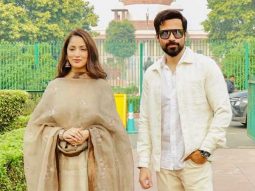 Emraan Hashmi and Yami Gautam Dhar kickstart Delhi promotions, visit Supreme Court of India to recreate poster