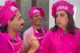 Farah Khan & Orry in the kitchen