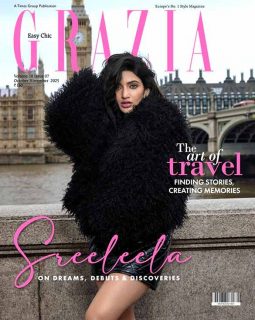 Sreeleela on the cover of Grazia Oct-Nov 2025