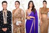 Karan Johar, Kajol, Suhana Khan, Kriti Sanon, Ananya Panday & others at Manish Malhotra Diwali Party