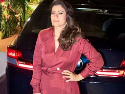 Kajol spotted in glamorous red