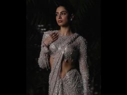 Khushi Kapoor drapped in pearls