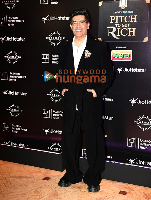 photos akshay kumar karan johar malaika arora and others snapped at pitch to get rich press conference in bandra 4