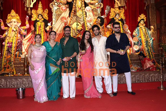 photos alia bhatt hrithik roshan rani mukerji karan johar ajay devgn kajol and others snapped at 79th north bombay sarbojanin durga puja 16