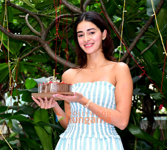 Photos: Ananya Panday celebrates her birthday with the media