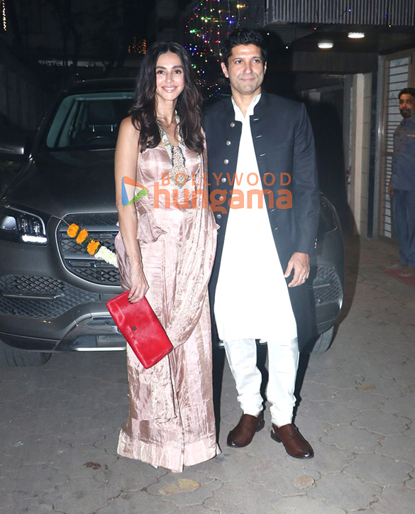 photos farhan akhtar shibani dandekar richa chadha ali fazal and others snapped attending shabana azmi and javed akhtars diwali bash 2