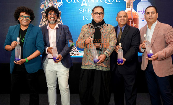 photos mahesh manjrekar sanjeev kapoor anusha dandekar saiee manjrekar and others snapped at the launch of puranique spirits 2
