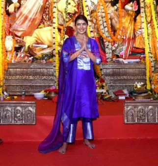 Photos: Priyanka Chopra Jonas, Ranbir Kapoor, Rani Mukerji, Kajol and others snapped during Durga Puja at North Bombay Sarbojanin