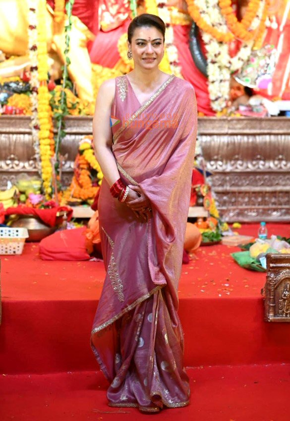 photos priyanka chopra jonas ranbir kapoor rani mukerji kajol and others snapped during durga puja at north bombay sarbojanin 18