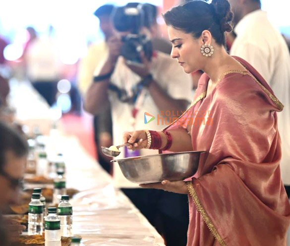 photos priyanka chopra jonas ranbir kapoor rani mukerji kajol and others snapped during durga puja at north bombay sarbojanin 23