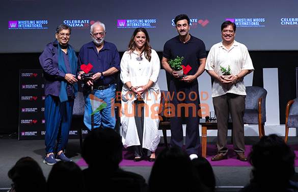 photos ranbir kapoor pays tribute to raj kapoor and guru dutt at whistling woods international 1