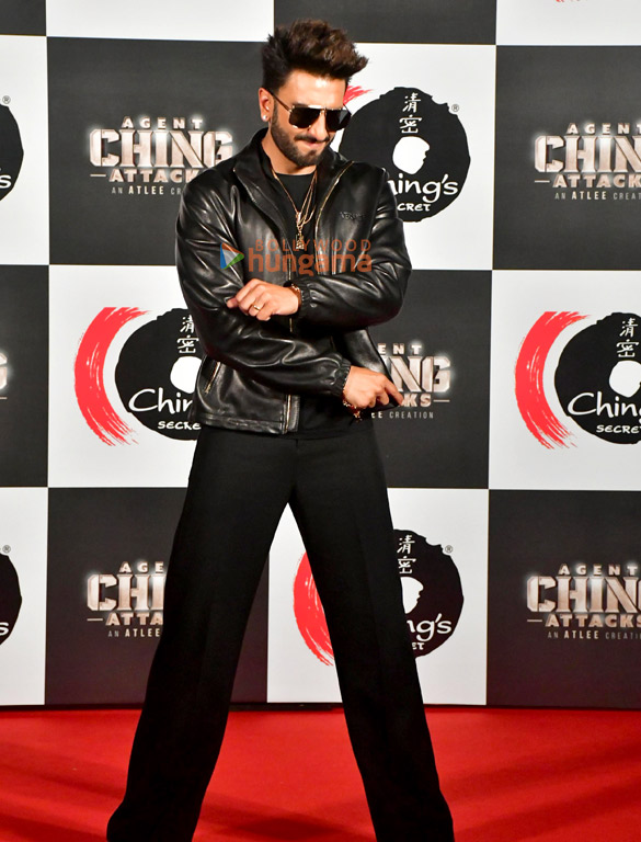 photos ranveer singh bobby deol atlee and sreeleela attend the launch of chings desi chinese advertisement 3