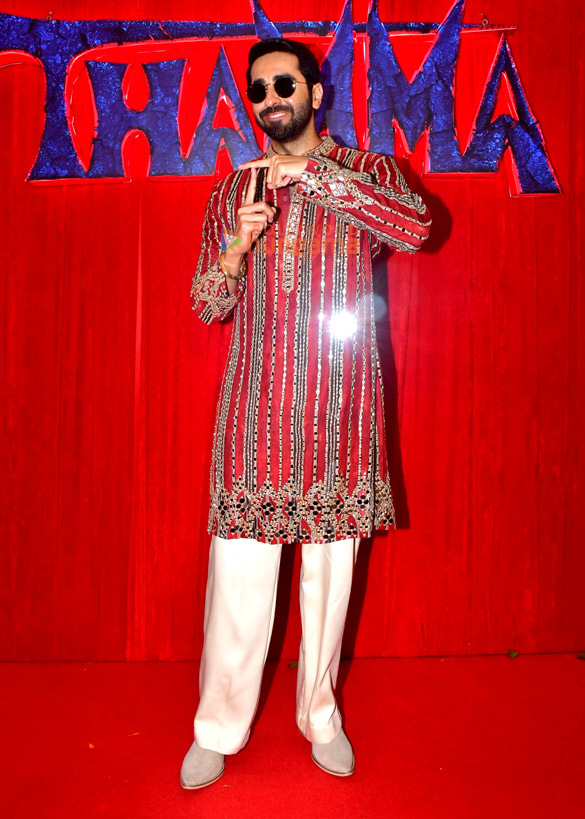 photos rashmika mandanna ayushmann khurrana and others snapped promoting thamma in mumbai 3