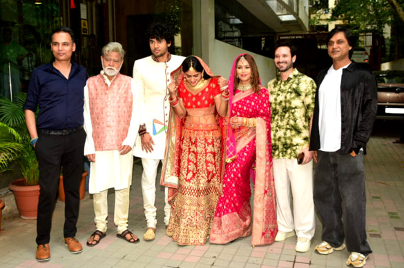photos sanjay mishra mahima choudhary and others promote their film durlabh prasad ki dusri shaadi 2