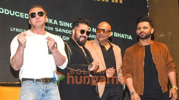 Photos: Mika Singh snapped at the launch of his party anthem ‘Gunda’ with Boney Kapoor, Gulshan Grover, Shaan and others