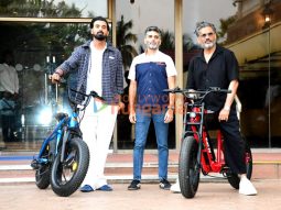 Photos: Suniel Shetty, KL Rahul and others snapped at their strategic investment announcement in Exelmoto