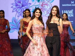 Photos: Vaani Kapoor walked for Mahima Mahajan’s FANAH Resort at Lakme Fashion Week Delhi 2025