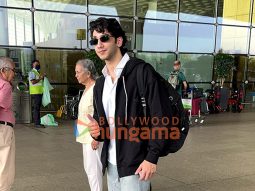 Photos: Vedang Raina and Palak Muchhal snapped at the airport