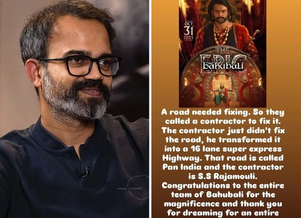 Prashanth Neel hails S.S. Rajamouli as Baahubali: The epic returns to theatres: "Thank you for dreaming for an entire generation"