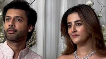 Pretty in pink! Nupur Sanon & Stebin Ben twin at Manish Malhotra’s party