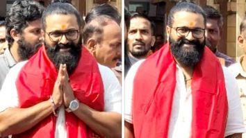 Rishab Shetty visits Siddhivinayak temple for blessings after Kantara: Chapter 1 success