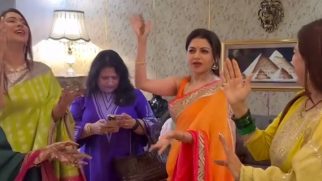 Bhagyashree and friends Karva Chauth mehendi