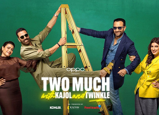 Saif Ali Khan and Akshay Kumar reignite Main Khiladi Tu Anari magic on this week’s episode of Two Much with Kajol and Twinkle : Bollywood News – Bollywood Hungama