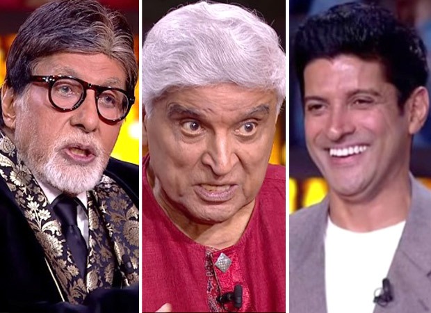 KBC: Amitabh Bachchan points at Javed Akhtar when asked, “Who was more popular among the ladies?”, Farhan Akhtar can’t stop laughing! : Bollywood News – Bollywood Hungama