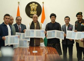 Makers of 120 Bahadur launch customised ‘My Stamp’ honouring Rezang La War memorial; unveiled by Rajnath Singh ahead of battle’s 63rd anniversary