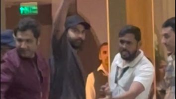 Aditya Roy Kapur wave at the paps at the airport