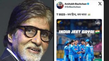 Amitabh Bachchan showers praise on team India after women’s world cup win: “So much pride”