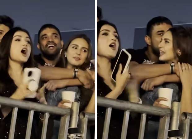 Huma Qureshi spotted enjoying Himesh Reshammiya’s concert with rumoured fiancé Rachit Singh