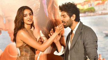 Kartik Aaryan cuts three cakes at birthday event as Tu Meri Main Tera Main Tera Tu Meri teaser releases; Ananya Panday joins!