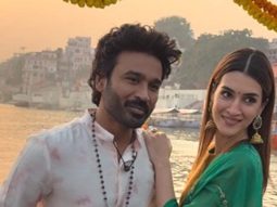 Kriti Sanon & Dhanush seek blessings for their film