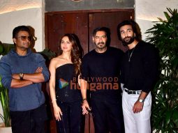 Photos: Ajay Devgn, Rakul Preet Singh, R Madhavan, Meezaan Jafri and Luv Ranjan snapped promoting their film De De Pyaar De 2