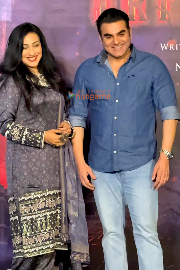 photos arbaaz khan rituparna sengupta and nitin vaidya grace the trailer launch of kaal trighori 1