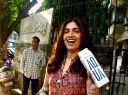 Photos: Bhumi Pednekar snapped at Kromakay salon in Juhu