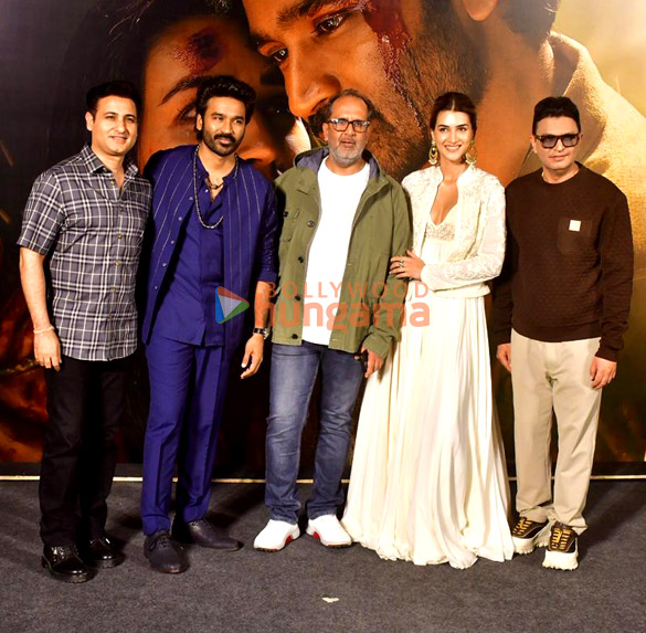 photos dhanush kriti sanon and others grace the trailer launch of tere ishk mein 5