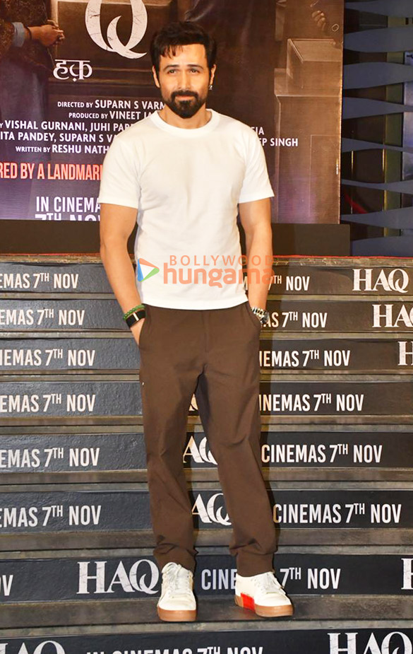 photos emraan hashmi yami gautam dhar ankita lokhande aayush sharma and others grace the premiere of haq 7