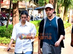 Photos: Hrithik Roshan, Saba Azad and others attend Zarine Khan’s condolence
