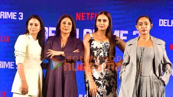 Photos: Huma Qureshi, Shefali Shah, Sayani Gupta and others grace the trailer launch of Netflix’s Delhi Crime Season 3