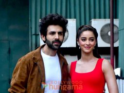 Photos: Kartik Aaryan and Ananya Panday snapped promoting Tu Meri Main Tera Main Tera Tu Meri