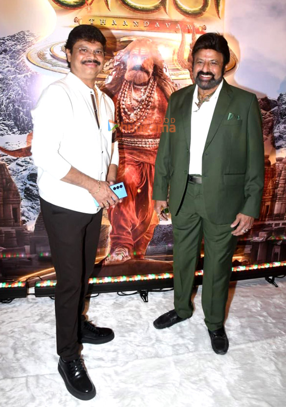photos nandamuri balakrishna harshaali malhotra and others snapped at launch of the thaandavam song 6