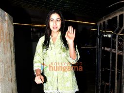 Photos: Sara Ali Khan, Huma Qureshi and Saqib Saleem snapped in Juhu