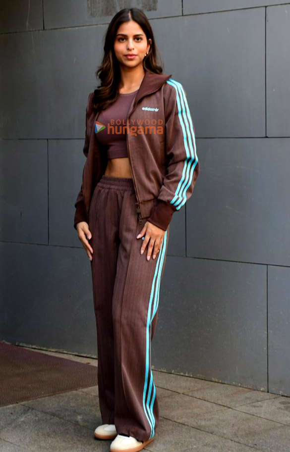 Photos: Suhana Khan snapped wearing an Adidas originals look